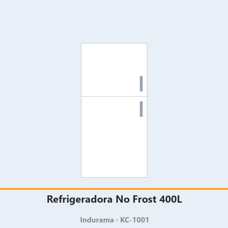 Refrigeradora No Frost 400L inverter