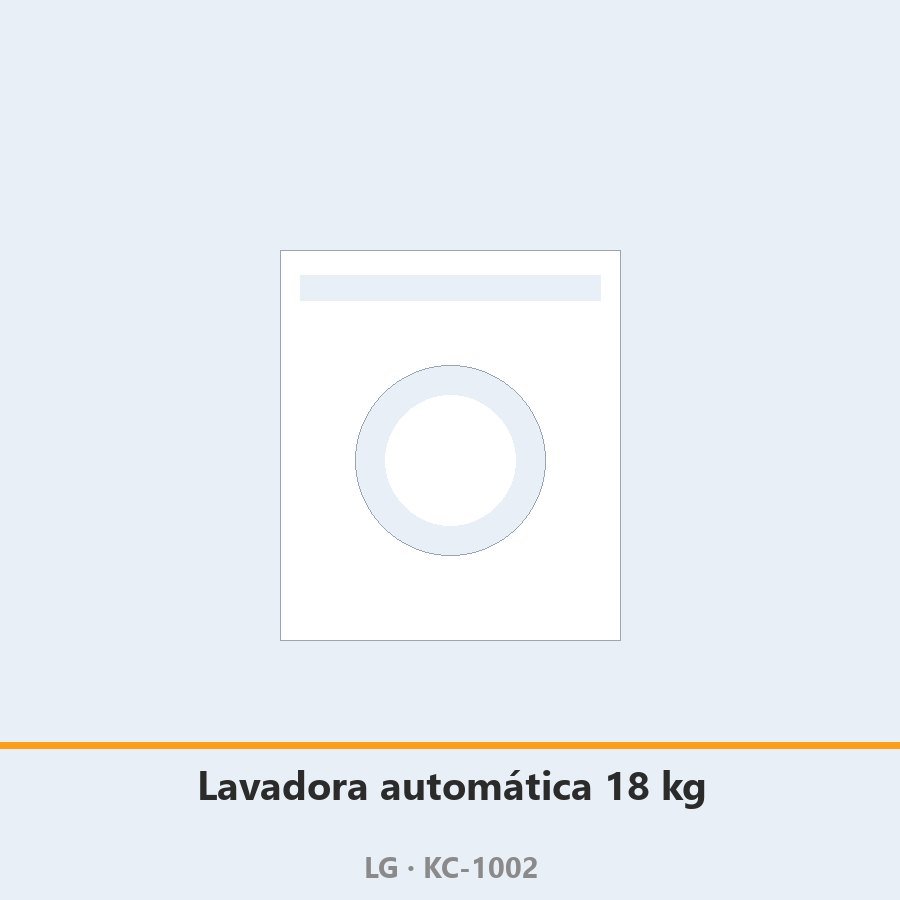 Lavadora automática 18 kg carga superior