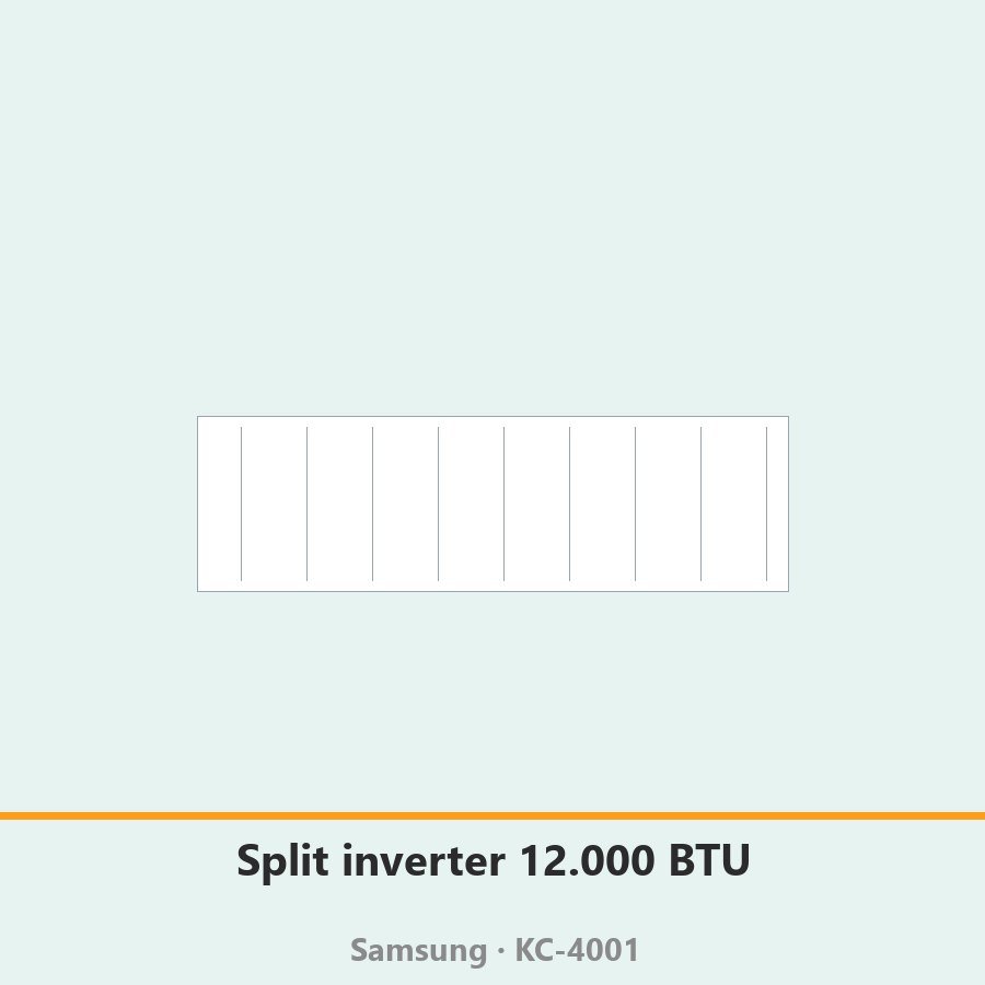 Aire acondicionado split inverter 12.000 BTU